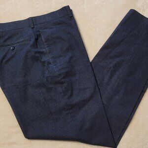 Tallia Orange Mason Fit Blue Modern Fit Cotton Blend Pants Mens 32x32